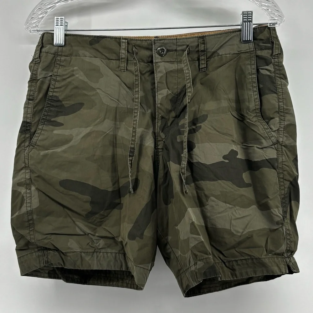Abercrombie & Fitch Mens Camouflage‎ Cargo Utility Shorts Size 29